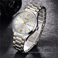 BIDEN 0032 Classic Business Casual Watch Men 's Stainless Steel Quartz Watches Man Fashion Wristwatch relogio masculino